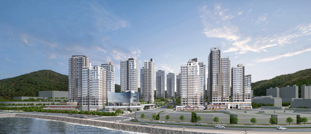 ▲ '여수 소제 중흥S-클래스 우미린' 투시도.ⓒ중흥토건