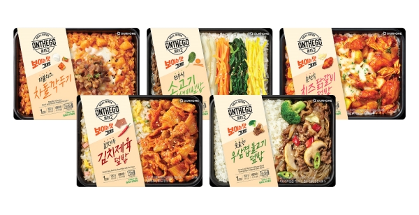 ▲ 아워홈 온더고 판매량 Top5 제품ⓒ아워홈