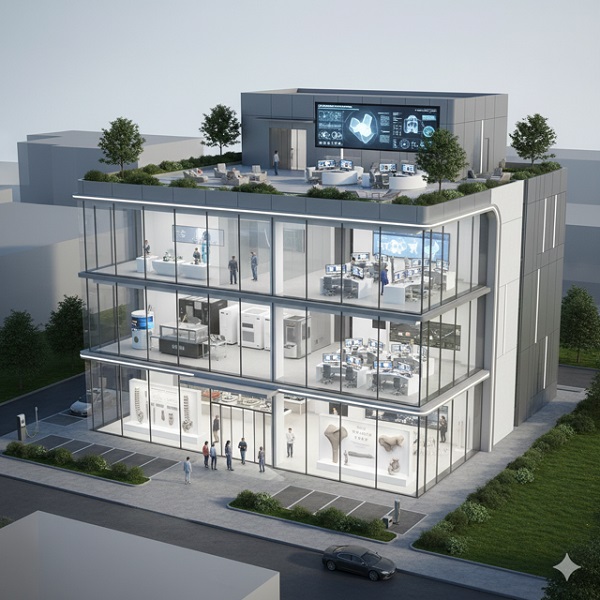 ▲ 충주시, 근골격계 의료기기 실증센터 조감도