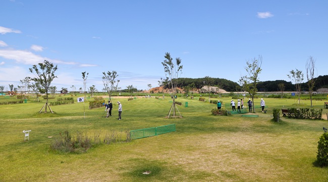 ▲ 양양 남대천 파크골프장 모습. ⓒ양양군