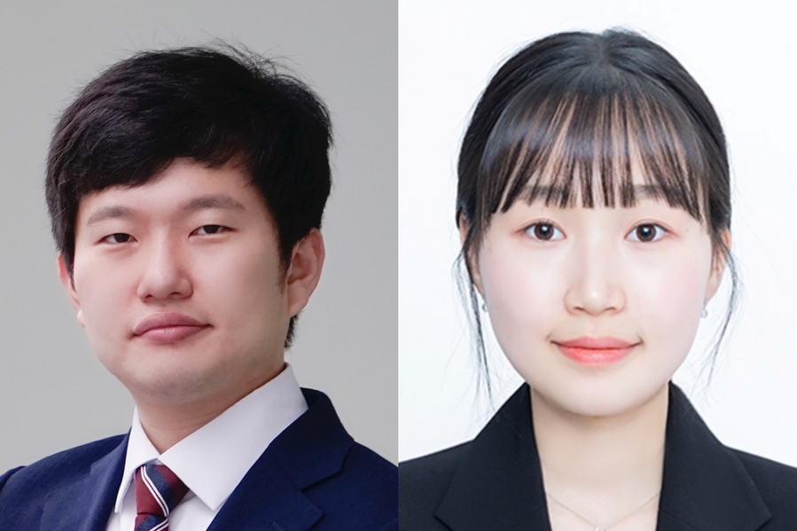 ▲ DGIST(총장 이건우) 에너지공학과 양지웅 교수 연구팀은 자외선부터 단파 적외선에 이르는 초광대역 범위에서 빛의 ‘원형편광’을 감지할 수 있는 양자점 기반 광센서를 개발했다(좌측부터) DGIST 에너지공학과 양지웅 교수, 김민서 석박사통합과정생.ⓒDGIST