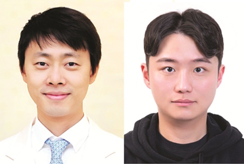 ▲ 성균관대 삼성융합의과학원/삼성서울병원 원홍희 교수(왼쪽)와 장범진 연구원(제1저자).ⓒ성균관대
