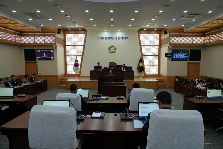 ▲ 영천시의회는 27일 제2차 본회의를 끝으로 제251회 임시회 의사일정을 모두 마무리했다.ⓒ영천시의회