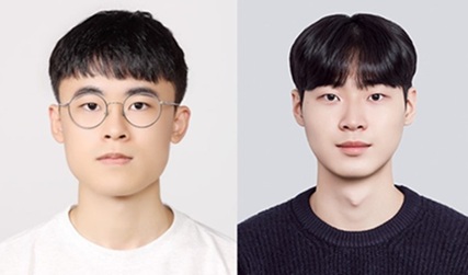 ▲ 'Best 10'에 이름을 올린 순정연 학생(왼쪽)과 '화이트햇 10'에 선정된 신성진 학생.ⓒ상명대