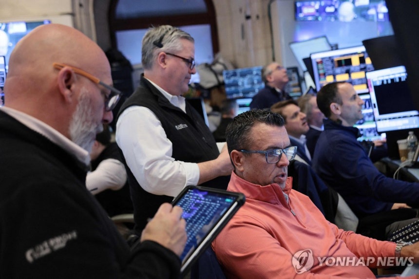 ▲ 뉴욕증권거래소의 트레이더.ⓒ연합뉴스