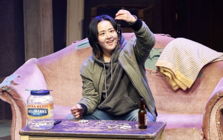 ▲ 19일 오후 서울 대학로 TOM티오엠에서 진행된 연극 '오펀스' 프레스콜.ⓒ뉴시스