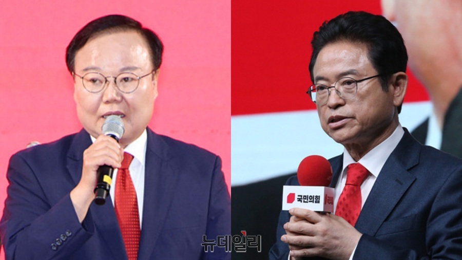 ▲ 국민의힘 경북도지사 후보 경선 과정에서 이철우 예비후보(오른쪼)와 김재원 예비후보 측이 서로를 향해 사퇴 요구와 법적 대응을 예고하는 등 정면충돌했다.ⓒ뉴데일리 DB
