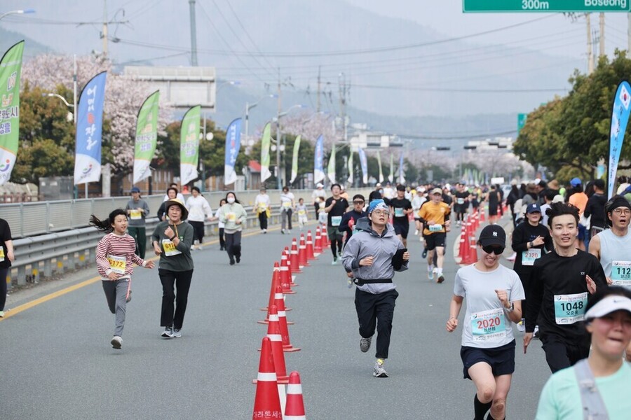 ▲ 제20회정남진장흥전국마라톤대회ⓒ장흥군 제공