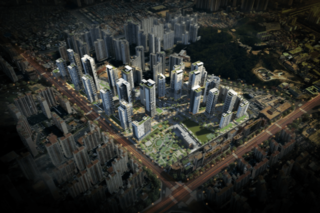 ▲ 산본 선도지구 11구역 조감도. ⓒ군포시 제공