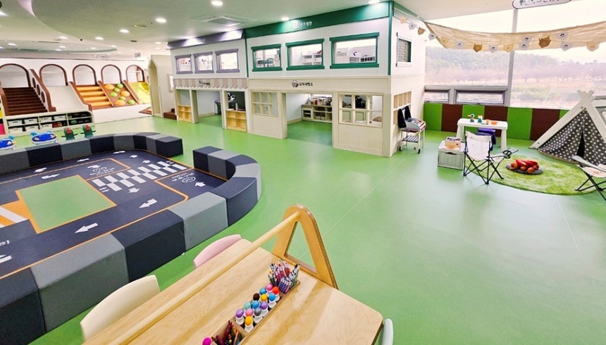 ▲ 파주시는 아이사랑놀이터 문산관을 오는 4월 1일 시민들에게 개방한다 ⓒ파주시 제공