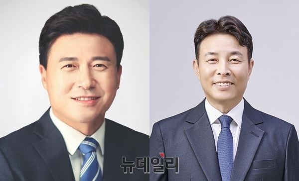 ▲ 왼쪽부터 더불어민주당 김종천. 전문학 대전 서구청장 예비후보.ⓒ김경태기자