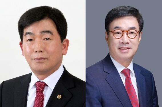 ▲ 촤측부터 김석곤 의원, 박기영 의원.ⓒ충남동의회