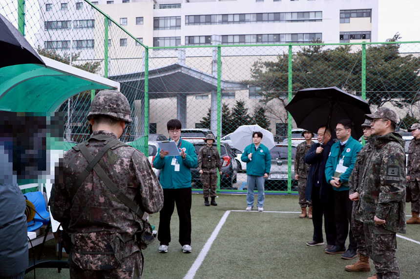 ▲ 양주시는 한미 연합·합동의무지원훈련에서 드론을 활용한 혈액 및 의약품 이송을 성공적으로 지원했다 ⓒ양주시 제공