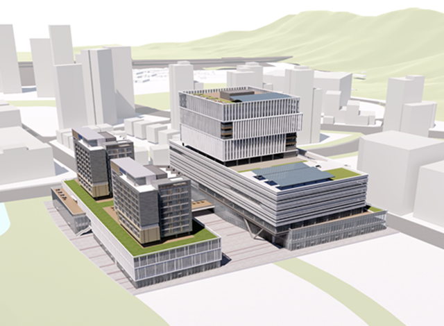 ▲ 경기주택도시공사가 광명시흥 도시첨단산업단지 공공지원시설 부지에 추진하는 지식산업센터 조감도. ⓒ경기주택도시공사 제공