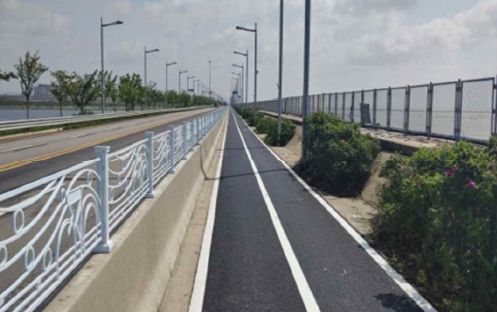 ▲ 인천 중구 영종도 해안남로 자전거 도로 ⓒ 인천 중구 제공