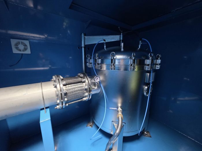 ▲ 상수도 정밀여과장치 모습.ⓒ계룡시