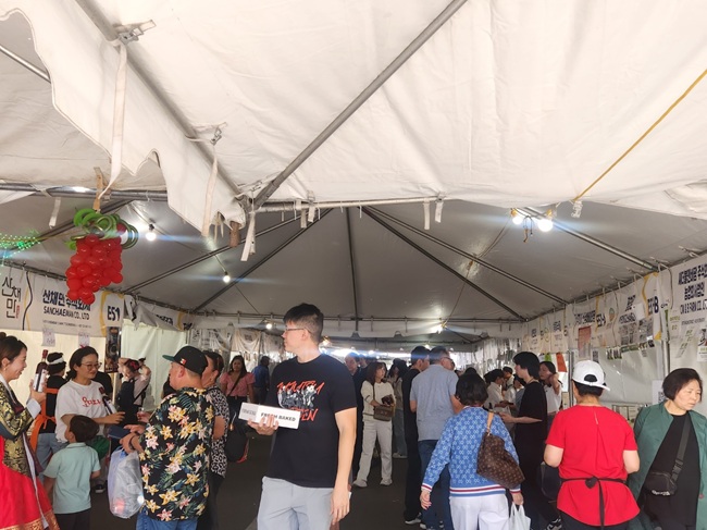 ▲ 지난해 열린 LA한인축제 모습. ⓒ홍천군