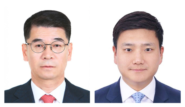 ▲ (사진 설명) 왼쪽부터 박종성 대표이사, 손대희 대표이사ⓒ웰컴저축은행