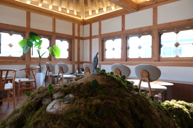 ▲ 보납산과 북한강을 품은 한옥 감성 카페, 가평 보납정. ⓒ경기관광공사 제공