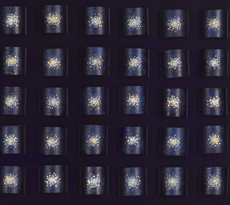 ▲ 정희경, 속삭이는 빛 26077, 97.0cmX97.0cm, Mixed Media, 2026.ⓒ세종대