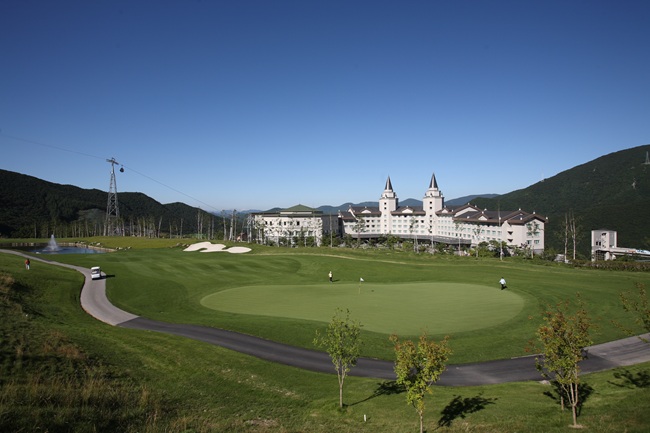 ▲ 하이원CC 전경. ⓒ강원랜드