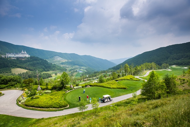 ▲ 하이원CC 전경. ⓒ강원랜드