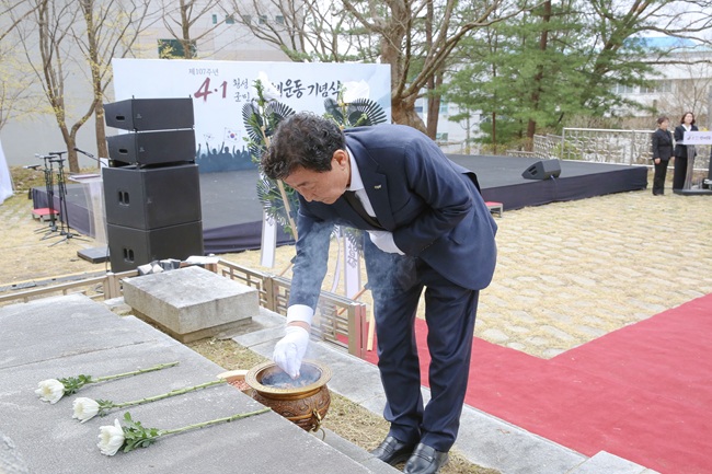 ▲ 김명기 횡성군수. ⓒ횡성군