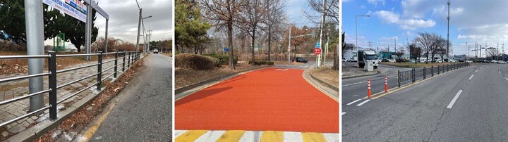 ▲ 인천 서구는 교통사고 잦은 3개 구간에 대해 개선을 완료했다. ⓒ인천 서구 제공