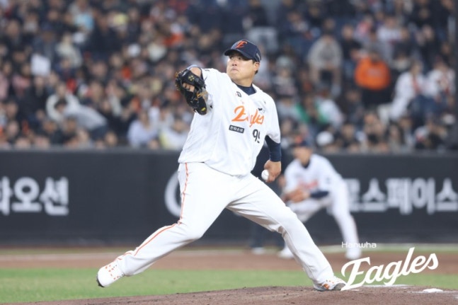 ▲ 괴물 투수 류현진이 나섰지만 한화는 kt에 무릎을 꿇었다.ⓒ한화 이글스 제공