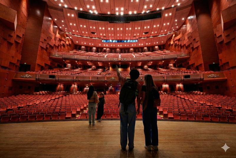 ▲ 세종문화회관 대극장 투어 사진.ⓒ세종문화회관