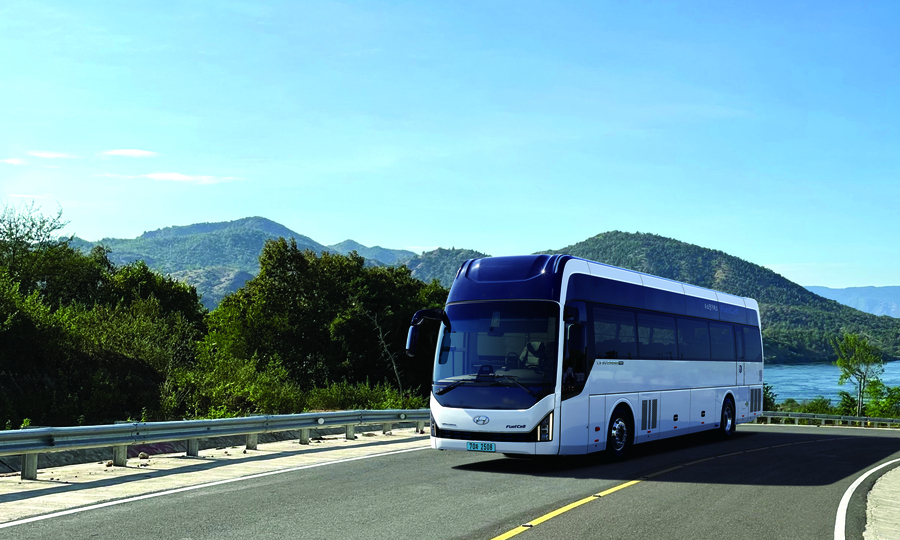 ▲ 수소전기버스 일렉시티 FCEV.ⓒ현대차