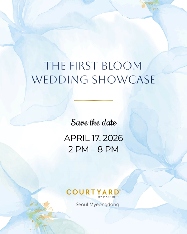 ▲ 더 퍼스트 블룸 웨딩 쇼케이스ⓒ코트야드 메리어트 서울 명동