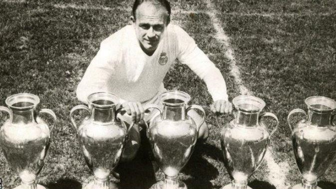 ▲ 레알 마드리드의 왕이자 유럽 최고의 선수였던 디 스테파노는 월드컵에 단 한 번도 출전하지 못했다.ⓒBBC 제공