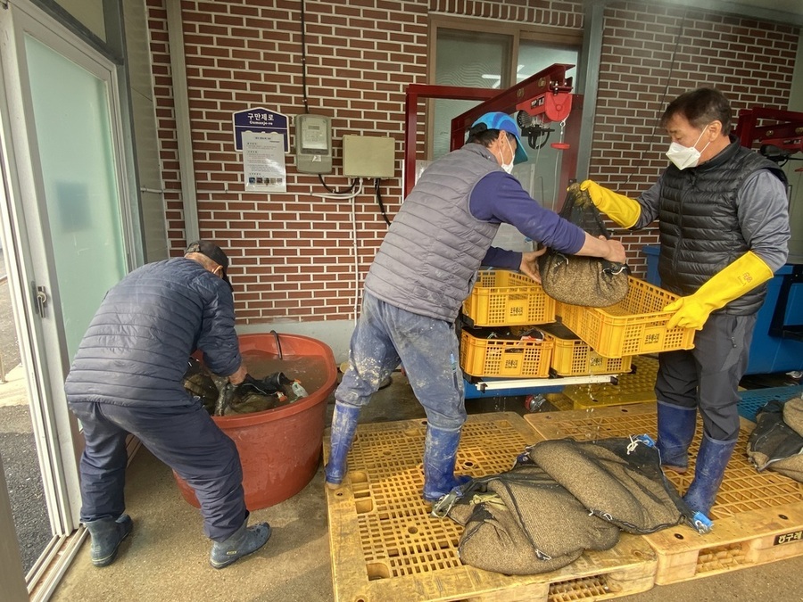 ▲ 구례군, 볍씨 온탕소독 지원ⓒ구례군 제공