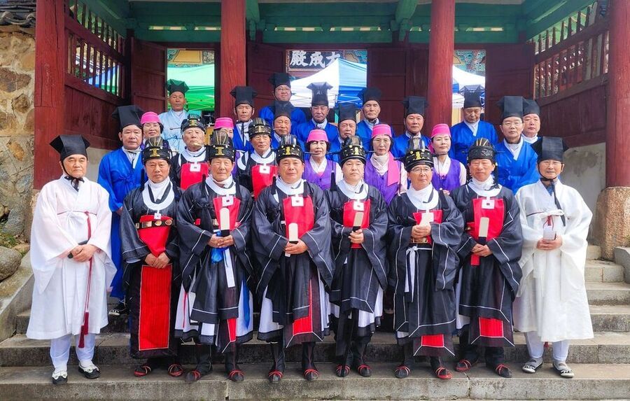 ▲ 지난 3월 24일 열린 향교 석전대제ⓒ장성군 제공