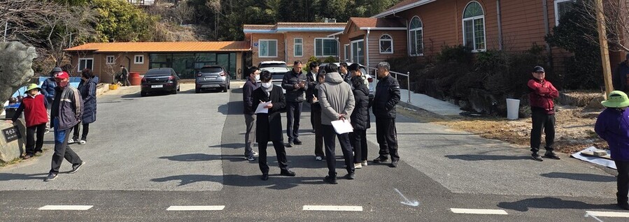 ▲ 교통환경 개선사업 대상지 현장답사(보성군)ⓒ전라남도 제공