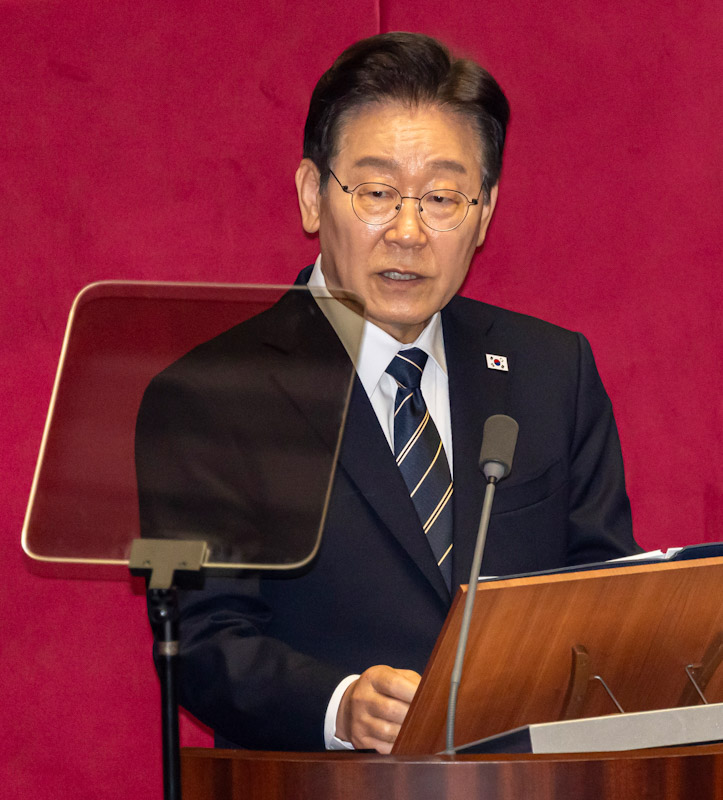 ▲ 이재명 대통령이 2일 서울 여의도 국회에서 2026년도 제1회 추가경정예산안에 대한 시정연설을 하고 있다. ⓒ국회사진기자단=뉴시스