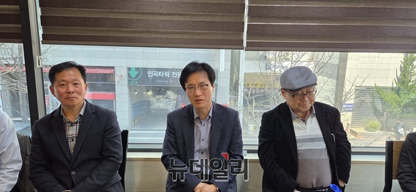 ▲ 정중앙 성광진 교육감예비후보.ⓒ대전언론인클럽 기자단