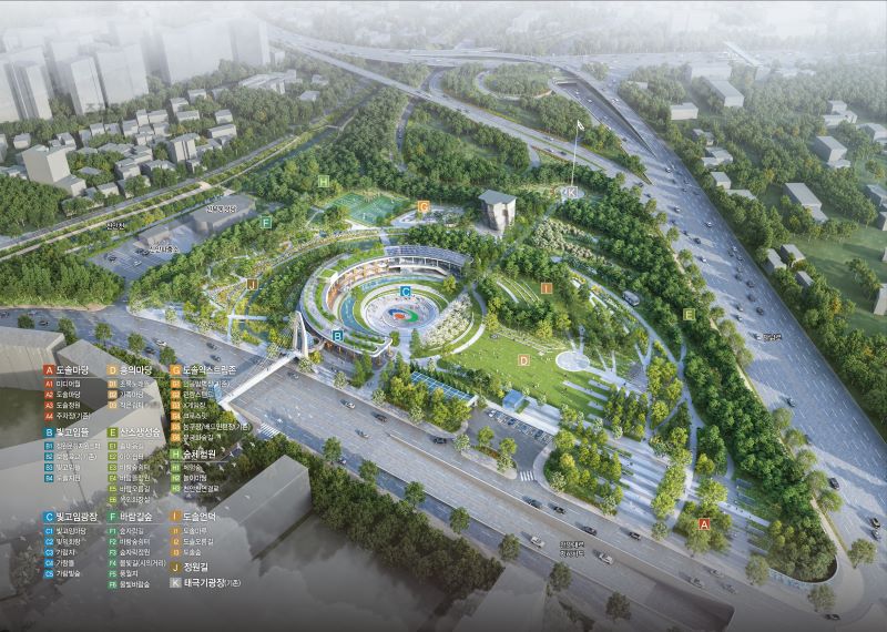 ▲ 천안 도솔문화공원 구상안.ⓒ천안시