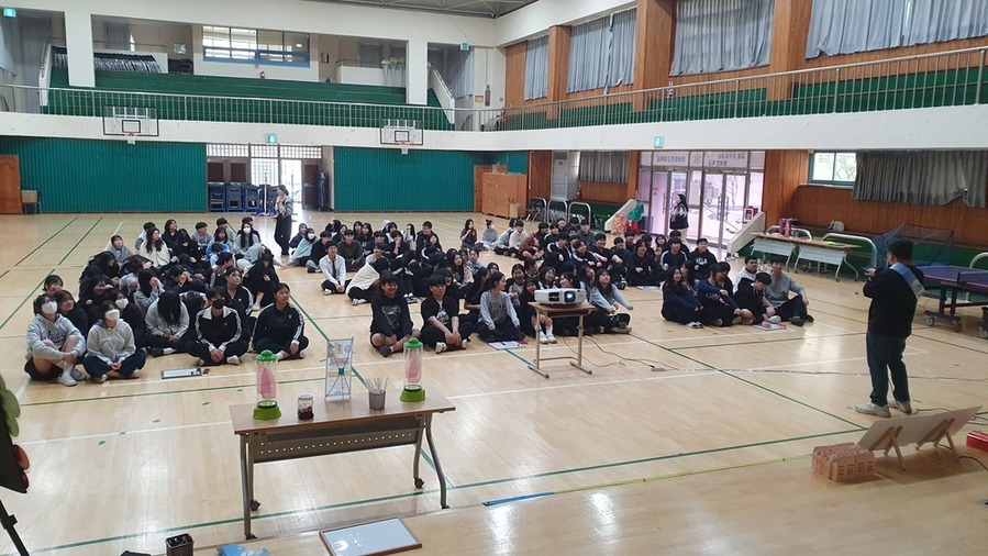 ▲ 함평군 보건소 흡연 예방 교육 운영 모습ⓒ함평군 제공