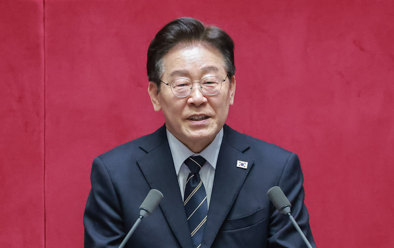 ▲ 이재명 대통령이 지난 2일 서울 여의도 국회에서 2026년도 제1회 추가경정예산안에 대한 시정연설을 하는 모습. ⓒ뉴시스