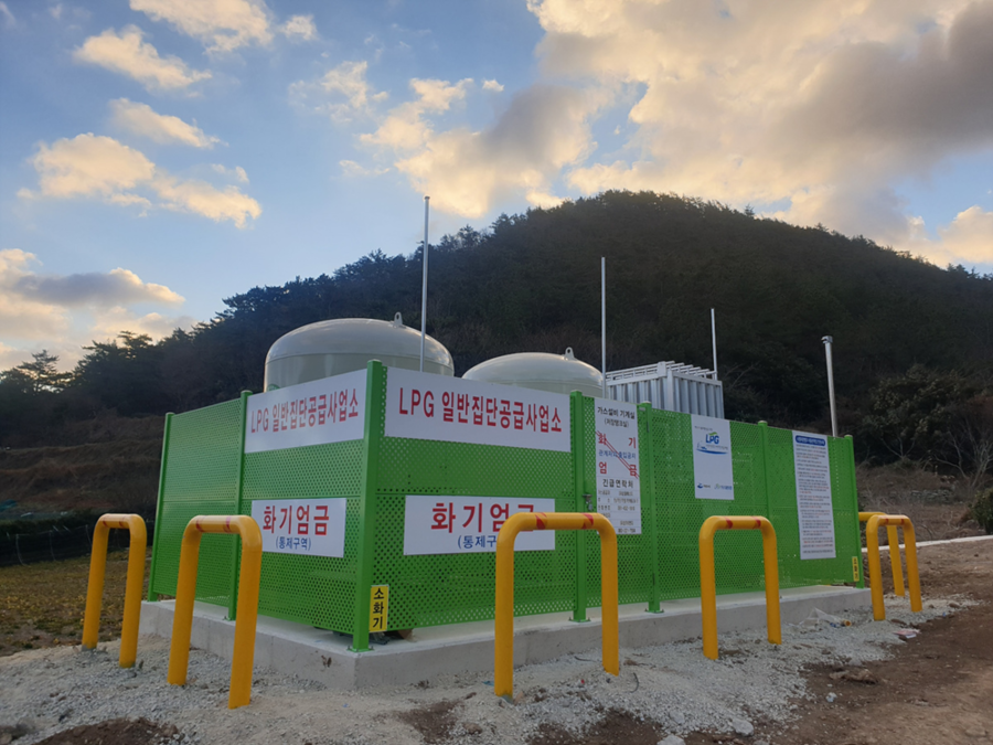 ▲ LPG저장탱크 설치 예시 이미지ⓒ여수시 제공