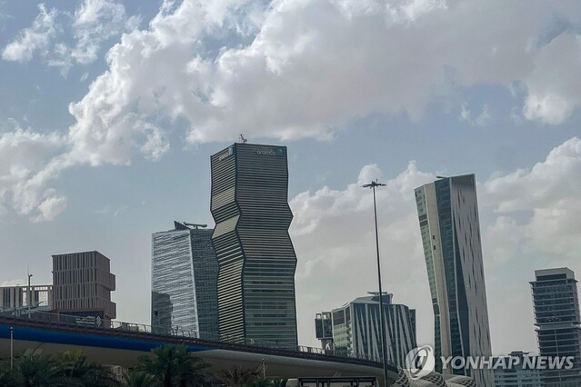 ▲ 사우디아라비아 리야드의 킹 압둘라 금융지구. 출처=AFPⓒ연합뉴스