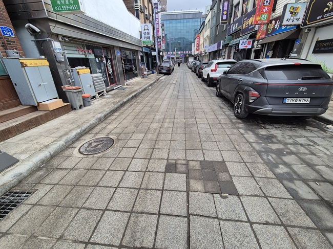 ▲ 먹거리길 모습. ⓒ태백시