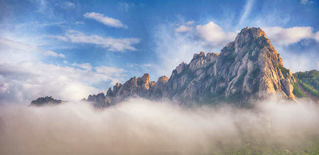 ▲ 울산바위 전경. ⓒ고성군