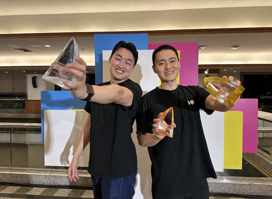 ▲ 디마이너스원 김동길(좌), 김장한 공동 대표. ©태국 파타야=김수경 기자