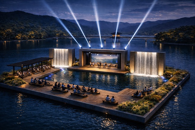 ▲ 수상공연장 조감도.ⓒ안동시