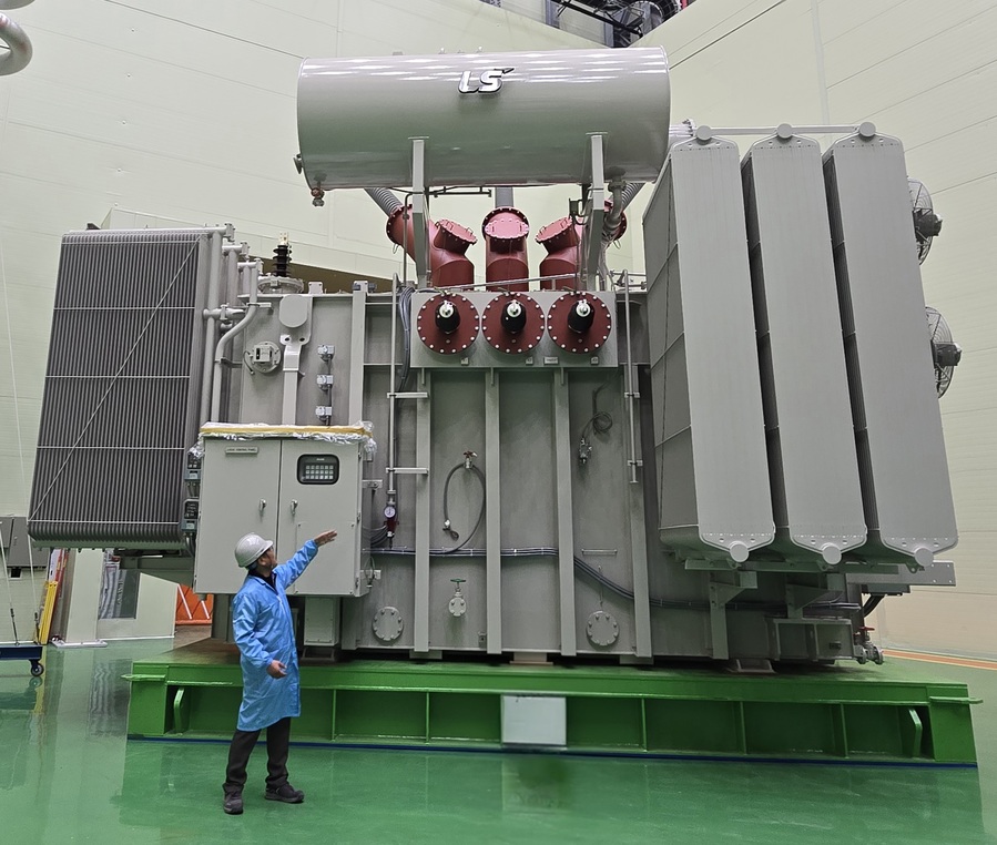 ▲ LSPS 초고압 변압기 ⓒLS일렉트릭