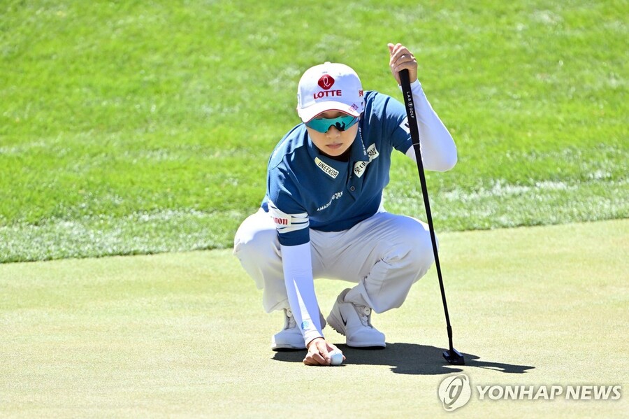 ▲ 김효주가  LPGA 아람코 챔피언십에서 공동 13위를 차지했다.ⓒ연합뉴스 제공