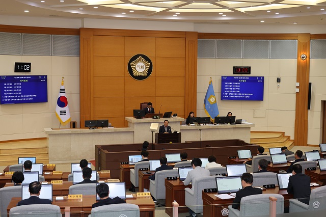 ▲ 포항시의회가 6일 제329회 임시회를 폐회했다.ⓒ포항시의회